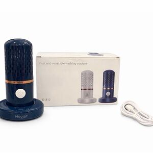 Blue Fruit and Vegetable Washing Machine